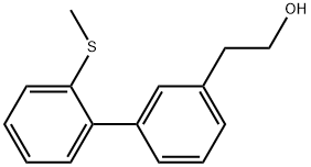 3-(2-METHYLTHIOPHENYL)PHENETHYL ALCOHOL Struktur