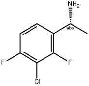 (1R)-1-(3-CHLORO-2,4-DIFLUOROPHENYL)ETHYLAMINE Struktur