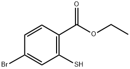 ETHYL 4-BROMO-2-MERCAPTOBENZOATE Struktur