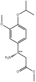 METHYL (3S)-3-AMINO-3-[3-METHOXY-4-(METHYLETHOXY)PHENYL]PROPANOATE Struktur