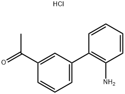 1-(2'-AMINO-BIPHENYL-3-YL)-ETHANONE HYDROCHLORIDE Struktur