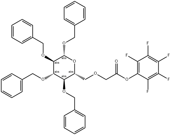 1,2,3,4-TETRABENZYL-BETA-D-GLUCOPYRANOS-6-YL-HYDROXY-ACETIC ACID PENTAFLUORPHENYL ESTER|