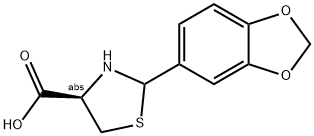 (R)-2-BENZO[1,3]DIOXOL-5-YL-THIAZOLIDINE-4-CARBOXYLIC ACID Struktur