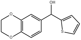 3,4-(ETHYLENEDIOXY)PHENYL-(2-THIENYL)METHANOL Struktur