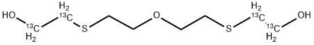 BIS(2-HYDROXYETHYL THIOETHYL)ETHER (BIS-2-HYDROXYETHYL-13C4) Struktur