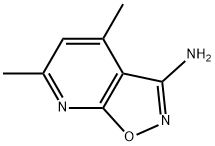 4,6-DIMETHYLISOXAZOLO[5,4-B]PYRIDIN-3-AMINE Struktur