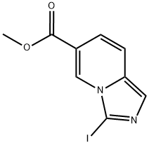 METHYL 3-IODOIMIDAZO[1,5-A]PYRIDINE-6-CARBOXYLATE Struktur