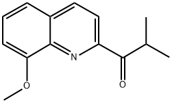 1-(8-METHOXYQUINOLIN-2-YL)-2-METHYLPROPAN-1-ONE Struktur