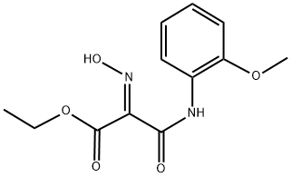 ETHYL (2Z)-2-(HYDROXYIMINO)-3-[(2-METHOXYPHENYL)AMINO]-3-OXOPROPANOATE Structure