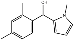 2,4-DIMETHYLPHENYL-(1-METHYL-2-PYRROLYL)METHANOL Struktur