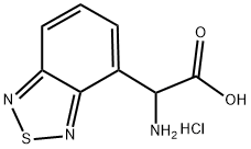 AMINO(2,1,3-BENZOTHIADIAZOL-4-YL)ACETIC ACID HYDROCHLORIDE Struktur