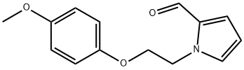 1-[2-(4-METHOXY-PHENOXY)-ETHYL]-1H-PYRROLE-2-CARBALDEHYDE Struktur