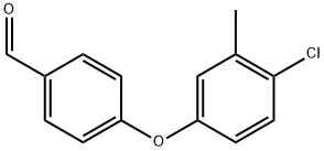 4-(4-CHLORO-3-METHYLPHENOXY)BENZALDEHYDE Struktur