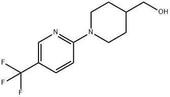 (1-[5-(TRIFLUOROMETHYL)PYRIDIN-2-YL]PIPERIDIN-4-YL)METHANOL Struktur