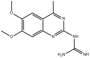 N-(6,7-DIMETHOXY-4-METHYLQUINAZOLIN-2-YL)GUANIDINE Struktur