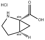 (1S)-2-AZABICYCLO[3.1.0]HEXANE-1-CARBOXYLIC ACID HYDROCHLORIDE Struktur