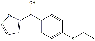 4-ETHYLTHIOPHENYL-(2-FURYL)METHANOL Struktur