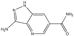 3-AMINO-1H-PYRAZOLO[4,3-B]PYRIDINE-6-CARBOXAMIDE Struktur