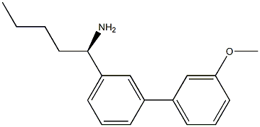 (1R)-1-[3-(3-METHOXYPHENYL)PHENYL]PENTYLAMINE Struktur