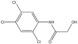 2-HYDROXY-N-(2,4,5-TRICHLOROPHENYL)ACETAMIDE Struktur