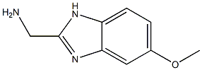 C-(5-METHOXY-1H-BENZIMIDAZOL-2-YL)-METHYLAMINE Struktur