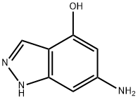 6-AMINO-4-HYDROXY-1H-INDAZOLE Struktur