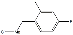 4-FLUORO-2-METHYLBENZYLMAGNESIUM CHLORIDE Struktur