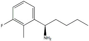 (1R)-1-(3-FLUORO-2-METHYLPHENYL)PENTYLAMINE Struktur