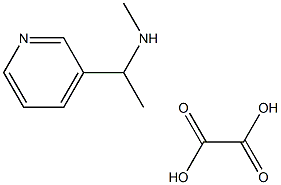 METHYL-(1-PYRIDIN-3-YL-ETHYL)-AMINE OXALATE Struktur