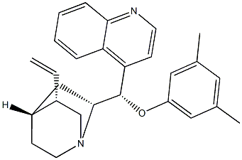 O-(3,5-DIMETHYLPHENYL)CINCHONIDINE Struktur