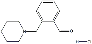 2-PIPERIDIN-1-YLMETHYLBENZALDEHYDE HYDROCHLORIDE Struktur