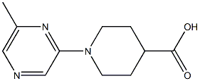 1-(6-METHYLPYRAZIN-2-YL)PIPERIDINE-4-CARBOXYLIC ACID Struktur