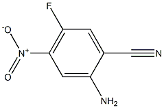 2-AMINO-5-FLUORO-4-NITROBENZONITRILE Struktur