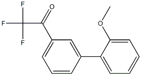 3'-(2-METHOXYPHENYL)-2,2,2-TRIFLUOROACETOPHENONE Struktur