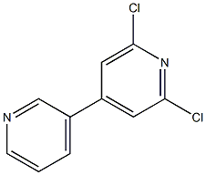 2,6-DICHLORO-4-(PYRIDIN-3-YL)PYRIDINE Struktur