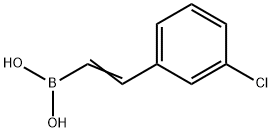 2-(3-CHLORO-PHENYL)-ETHENEBORONIC ACID Struktur