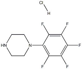 1-(PENTAFLUOROPHENYL)PIPERAZINE HYDROCHLORIDE Struktur