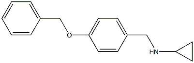 (1S)CYCLOPROPYL[4-(PHENYLMETHOXY)PHENYL]METHYLAMINE Struktur