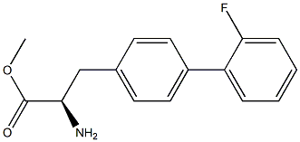 METHYL (2R)-2-AMINO-3-[4-(2-FLUOROPHENYL)PHENYL]PROPANOATE Struktur