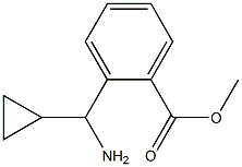 METHYL 2-((1S)AMINOCYCLOPROPYLMETHYL)BENZOATE Struktur