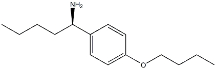 (1R)-1-(4-BUTOXYPHENYL)PENTYLAMINE Struktur