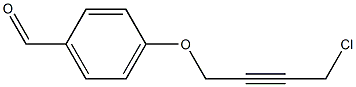 4-(4-CHLORO-BUT-2-YNYLOXY)-BENZALDEHYDE Struktur