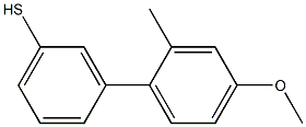 3-(4-METHOXY-2-METHYLPHENYL)THIOPHENOL Struktur