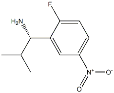 (1S)-1-(2-FLUORO-5-NITROPHENYL)-2-METHYLPROPYLAMINE Struktur