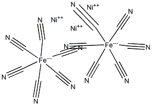 NICKEL FERRICYANIDE Struktur