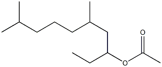 5,9-DIMETHYL-3-DECANOL ACETATE Struktur