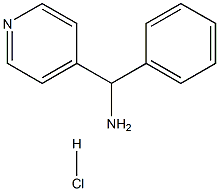 1-PHENYL-1-PYRIDIN-4-YLMETHANAMINE HYDROCHLORIDE Struktur