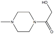 2-(4-METHYLPIPERAZIN-1-YL)-2-OXOETHANOL Struktur