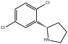 (2S)-2-(2,5-DICHLOROPHENYL)PYRROLIDINE Struktur