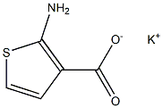 2-AMINO-3-THIOPHENECARBOXYLIC ACID POTASSIUM SALT Struktur